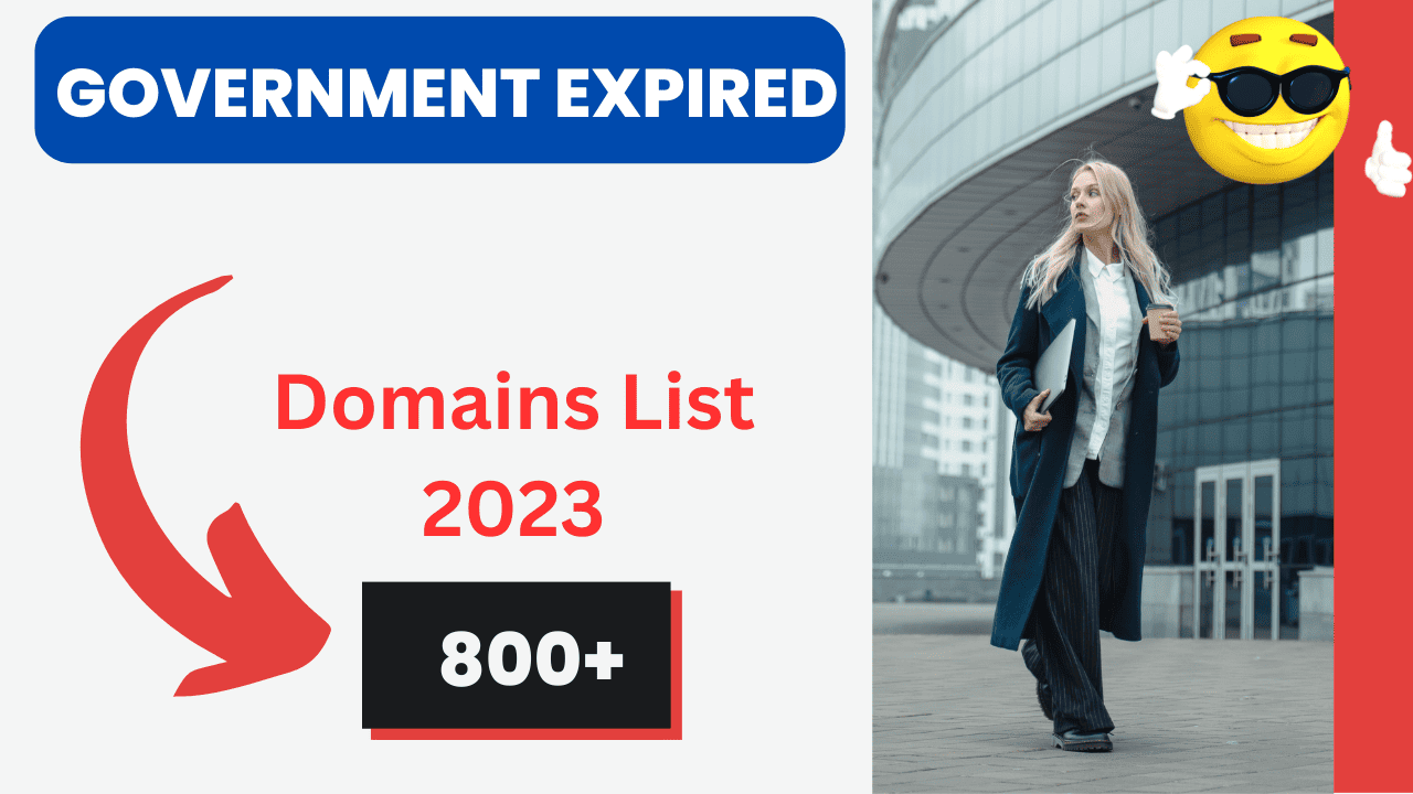 Government Expired domain list 2023